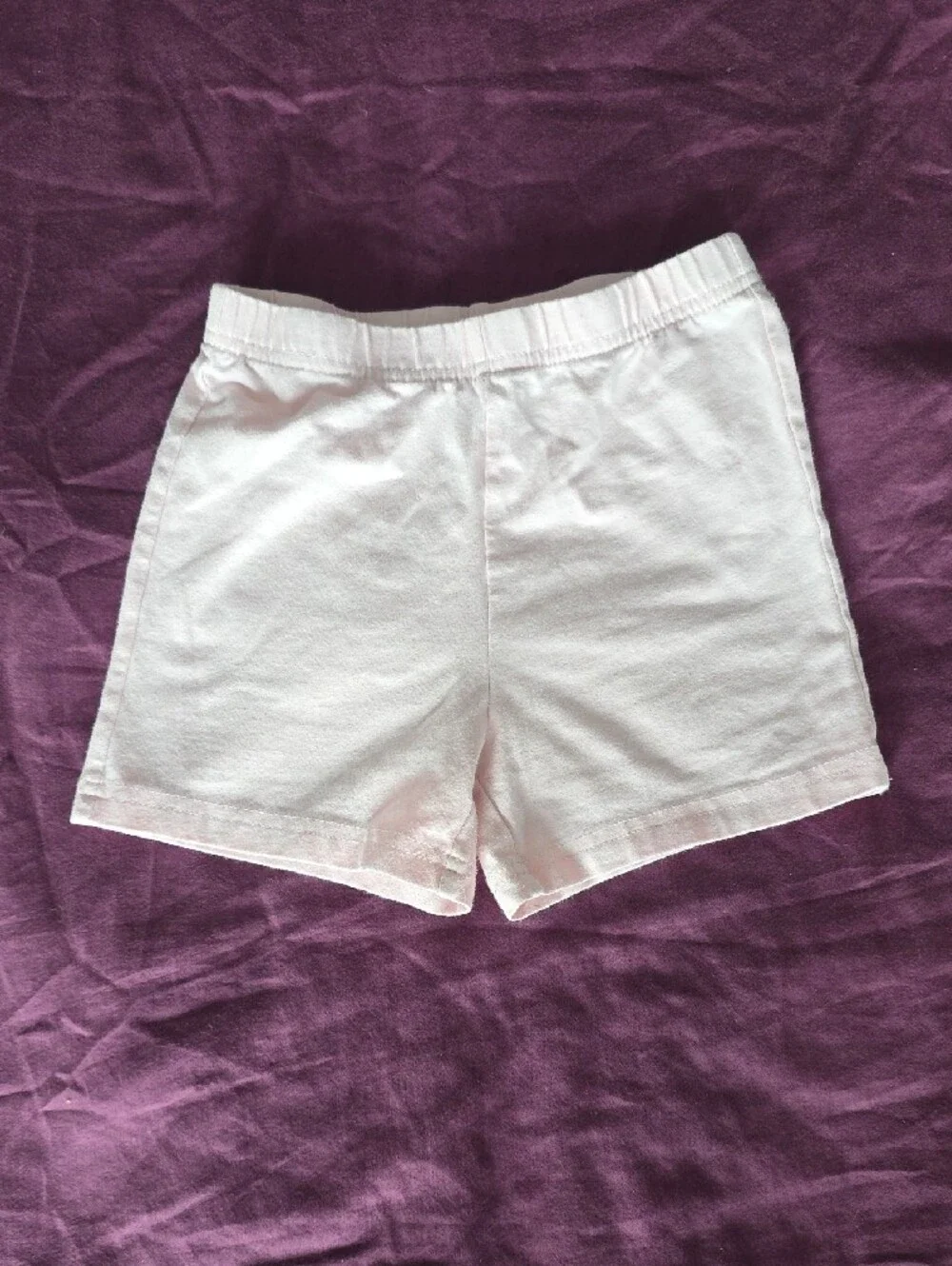 Carter's Cotton Elastic-Waist Shorts - White & Blue